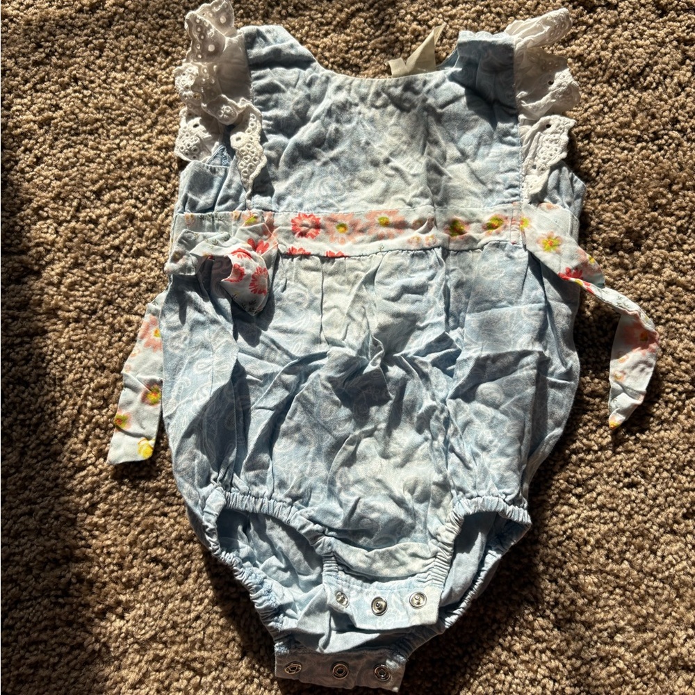 Matilda Jane Blue Floral Bodysuit